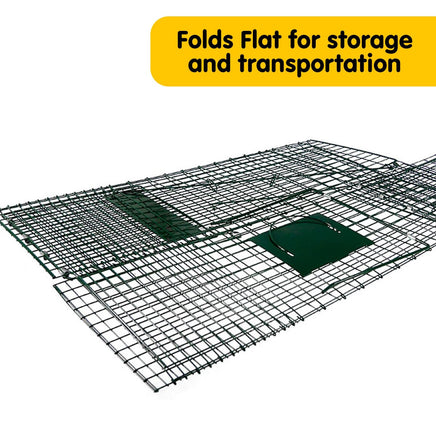 Klika Humane Live Animal Trap Possum Rat Rabbit Hare Catcher Folding Cage Pet Care Kings Warehouse 