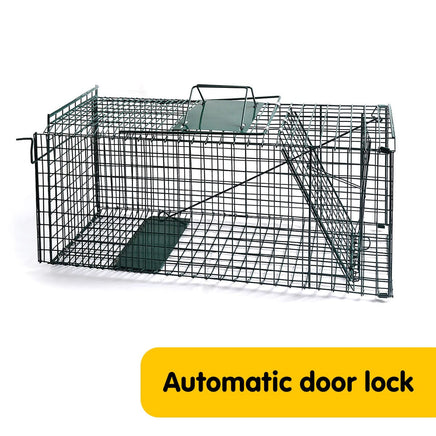 Klika Humane Live Animal Trap Possum Rat Rabbit Hare Catcher Folding Cage Pet Care Kings Warehouse 