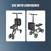 Knee Walker Scooter Mobility Alternative Crutches Wheelchair Portable Health & Beauty Kings Warehouse 