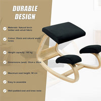 Kneeling Office Chair Ergonomic Rocking Posture Improving Stool Furniture Kings Warehouse 