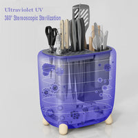 Knife Chopsticks UV Sterilization Rack Holder Storage Kitchen Kings Warehouse 