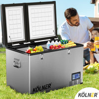 Kolner 125l Portable Fridge Cooler Freezer Camping Car Refrigerator Kings Warehouse 