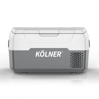 Kolner 20l Fridge Freezer Cooler 12/24/240v Camping Portable Kolner Esky Refrigerator - Grey Kings Warehouse 