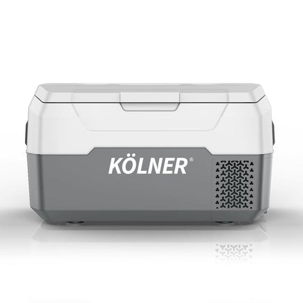 Kolner 20l Fridge Freezer Cooler 12/24/240v Camping Portable Kolner Esky Refrigerator - Grey Kings Warehouse 