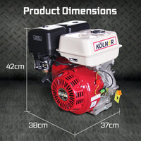 Kolner 7HP Horizontal Key Shaft Q Type Petrol ENGINE - Recoil Start Kings Warehouse 