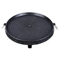 Korean BBQ Grill Pan Non-Stick Smokeless Stovetop BBQ Grill Plate Indoor Outdoor Kings Warehouse 
