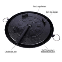 Korean BBQ Grill Pan Non-Stick Smokeless Stovetop BBQ Grill Plate Indoor Outdoor Kings Warehouse 