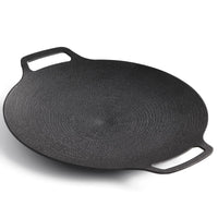 Korean Grill Pan Nonstick 6 Layer 40cm Round BBQ Griddle Indoor or Outdoor Cooking Kings Warehouse 