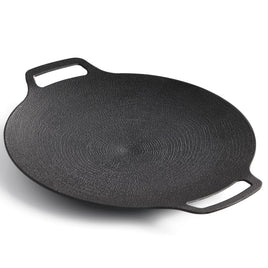 Korean Grill Pan Nonstick 6 Layer 40cm Round BBQ Griddle Indoor or Outdoor Cooking Kings Warehouse 