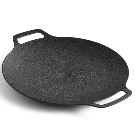 Korean Grill Pan Nonstick 6 Layer 40cm Round BBQ Griddle Indoor or Outdoor Cooking Kings Warehouse 