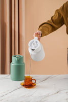 Kylin 304 Stainless Steel Japanese Vaccum Jug 1.3L - White Home & Garden Kings Warehouse 
