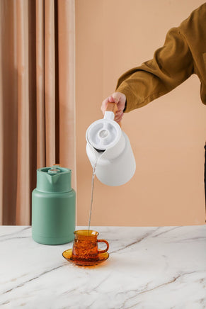 Kylin 304 Stainless Steel Japanese Vaccum Jug 1.3L - White Home & Garden Kings Warehouse 