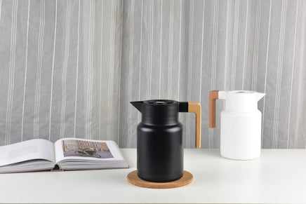 Kylin 304 Stainless Steel Japanese Vaccum Jug 1.3L - White Home & Garden Kings Warehouse 