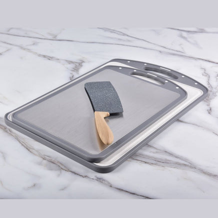 Kylin 316 Stainless Steel Double Side Cutting Single Board 39*26cm One piece Home & Garden Kings Warehouse 