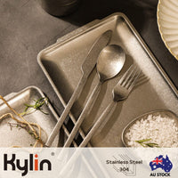 Kylin 420 Stainless Steel Classic Steak Knife - Snow Gray Home & Garden Kings Warehouse 