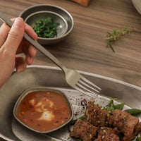 Kylin 420 Stainless Steel Classic Steak Knife - Snow Gray Home & Garden Kings Warehouse 