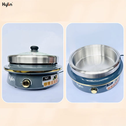 Kylin Electric 1500W Hotpot with Stainless Steel Inner Pot 4L AU-K2011 Appliances Kings Warehouse 