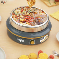 Kylin Electric 1500W Hotpot with Stainless Steel Inner Pot 4L AU-K2011 Appliances Kings Warehouse 