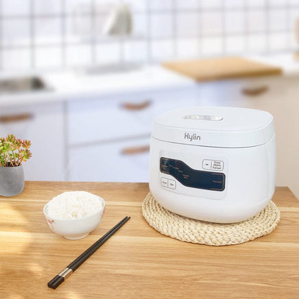 Kylin Electric Multi-Function 4 Cups Ceramic Pot Rice Cooker 2L White AU-K1020 Appliances Kings Warehouse 