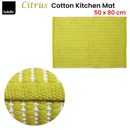 Ladelle Classic Citrus 100% Cotton Kitchen Mat Rug Home & Garden Kings Warehouse 