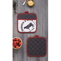 Ladelle Country Cattle Set of 2 Pot Holders 21 x 21 cm Home & Garden Kings Warehouse 