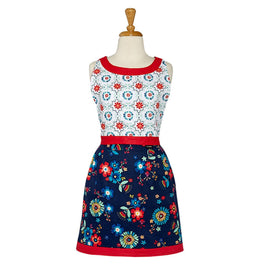 Ladelle Fiesta Ladies Women Kitchen / BBQ Cotton Apron Home & Garden Kings Warehouse 