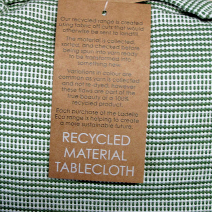 Ladelle Green Eco Cotton Rich Tablecloth 150 x 300 cm Home & Garden Kings Warehouse 