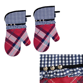 Ladelle Khloe Multi Set of 2 Oven Mitts 18 x 33 cm Home & Garden Kings Warehouse 