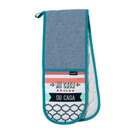 Ladelle Mi Casa Kitchen / BBQ Double Ended Cotton Oven Mitt Home & Garden Kings Warehouse 