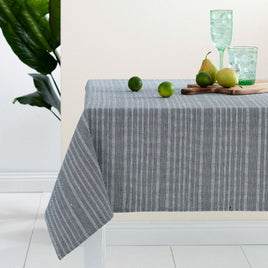 Ladelle Navy Eco Cotton Rich Tablecloth 150 x 300 cm Home & Garden Kings Warehouse 