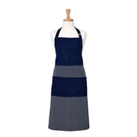 Ladelle Professional Series Stripe Navy Cotton Apron 70 x 95 cm Home & Garden Kings Warehouse 