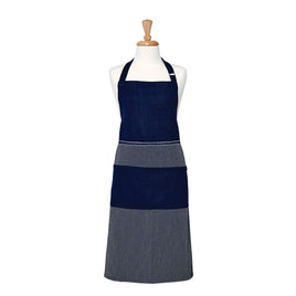 Ladelle Professional Series Stripe Navy Cotton Apron 70 x 95 cm Home & Garden Kings Warehouse 