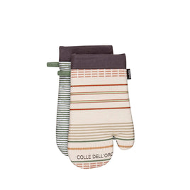 Ladelle Sanctuary Cream Set of 2 Oven Mitts 18 x 33 cm Home & Garden Kings Warehouse 