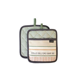 Ladelle Sanctuary Cream Set of 2 Pot Holders 21 x 21 cm Home & Garden Kings Warehouse 