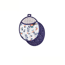Ladelle Set of 2 - Aimer La Vie Kitchen / BBQ Cotton Pot Holders Home & Garden Kings Warehouse 