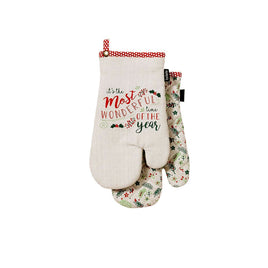 Ladelle Set of 2 Wonderful Kitchen / BBQ Oven Mitt Home & Garden Kings Warehouse 