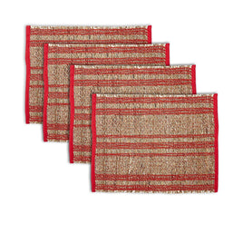 Ladelle Set of 4 Loma Woven Table Placemats Terracotta Home & Garden Kings Warehouse 