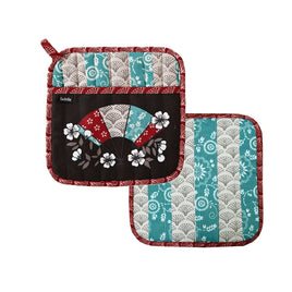 Ladelle Yumi Set of 2 Pot Holders 21 x 21 cm Home & Garden Kings Warehouse 