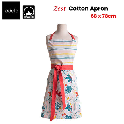 Ladelle Zest Cotton Apron 68 x 78 cm Home & Garden Kings Warehouse 