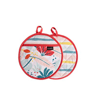 Ladelle Zest Set of 2 Pot Holders 21 x 21 cm Home & Garden Kings Warehouse 