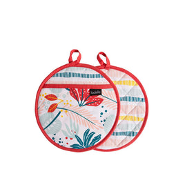 Ladelle Zest Set of 2 Pot Holders 21 x 21 cm Home & Garden Kings Warehouse 
