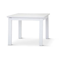 Laelia Dining Table 220cm Solid Acacia Timber Wood Coastal Furniture - White dining Kings Warehouse 