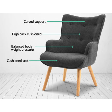 LANSAR Lounge Accent Chair End of Year Clearance Sale Kings Warehouse 