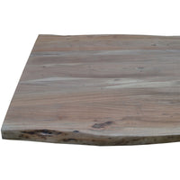 Lantana Lamp Table 70cm Sofa End Tables Live Edge Solid Acacia Wood - Natural Kings Warehouse 