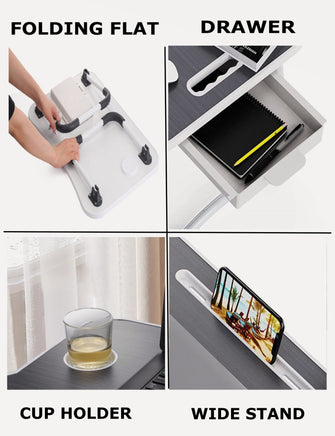 Laptop Bed Desk with Storage and foldable legs for Adults, Kids & Home Office Boxing Day Bash Kings Warehouse 