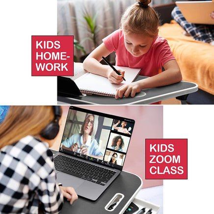 Laptop Bed Desk with Storage and foldable legs for Adults, Kids & Home Office Boxing Day Bash Kings Warehouse 