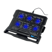 Laptop Cooling Pad with Adjustable Fan Stand – Fits 11" to 17" Notebooks Electronics Kings Warehouse 