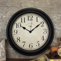 Large 41cm Wall Clock Silent Home Wall Decor Retro Clock for Living Room Kitchen Home Office Kings Warehouse 