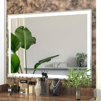 Large Hollywood Makeup Mirror 3 Modes Lighted and Smart Touch Control (92 x 68 cm) Kings Warehouse 