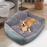 Large Pet Dog Bed Soft Warm Removable Washable High Back Mattress Puppy Mat L Kings Warehouse 